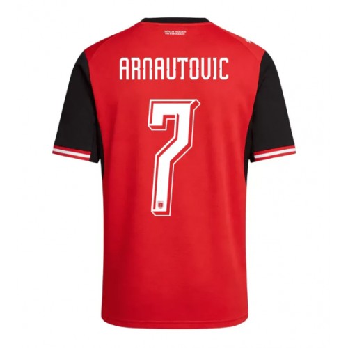 Stroje piłkarskie Austria Marko Arnautovic #7 Koszulka Podstawowej dla dzieci MŚ 2026 Krótki Rękaw (+ szorty)